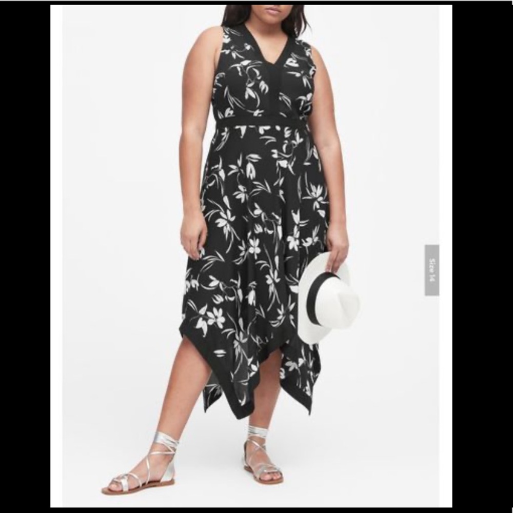 Banana Republic Handkerchief-hem Dress